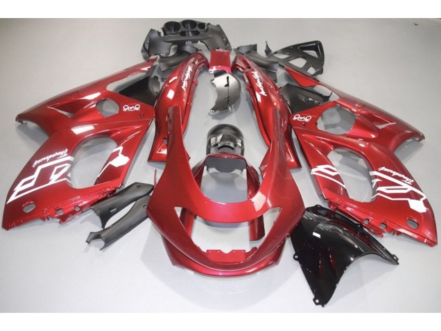 1998-2007 Calcomanías Rojas & Blancas Brillantes Yamaha YZF600 Carenado Moto