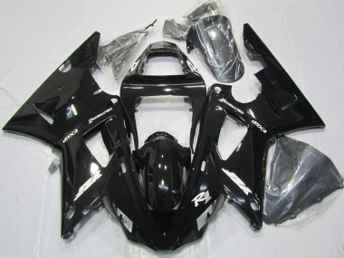2000-2001 Negro Brillante Yamaha R1 Carenado Moto