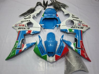 2003-2004 Dunlop Diseño Yamaha R6 Carenado Moto