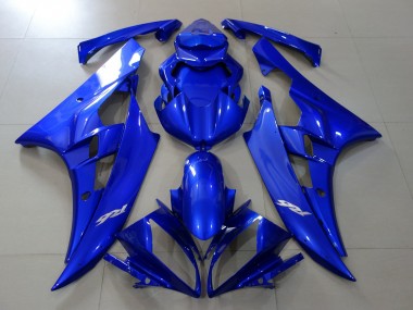 2006-2007 Azul Brillante Yamaha R6 Carenado Moto