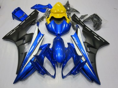 2006-2007 Parte Trasera Amarilla Yamaha R6 Carenado Moto
