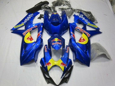 2007-2008 Azul Rojo Toro Suzuki GSXR 1000 Carenado Moto