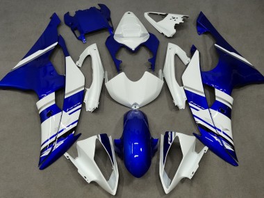 2008-2016 Estilo Personalizado OEM Azul & Blanco Yamaha R6 Carenado Moto