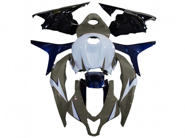 2009-2012 Marrón Brillante & Azul Honda CBR600RR Carenado Moto
