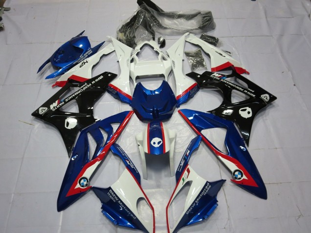 2009-2014 Alien Azul & Blanco BMW S1000RR Carenado Moto