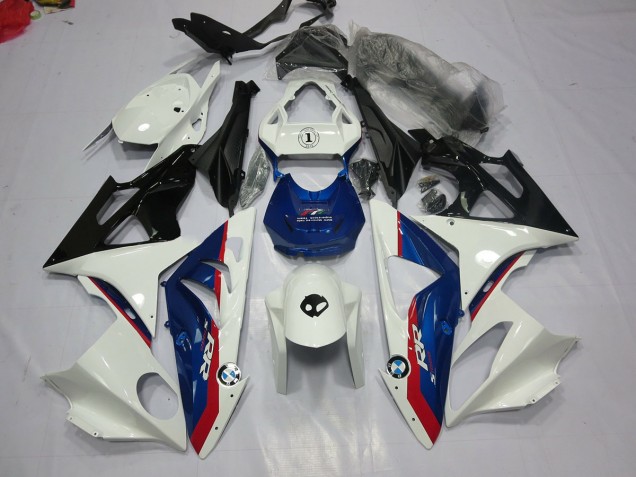 2009-2014 Alien Azul & Blanco BMW S1000RR Carenado Moto