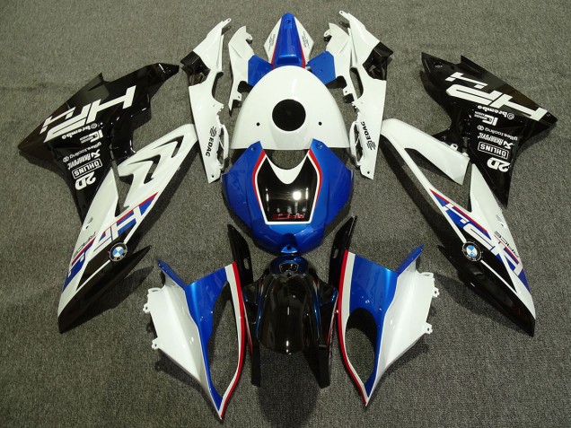 2009-2014 Alien Azul & Blanco BMW S1000RR Carenado Moto
