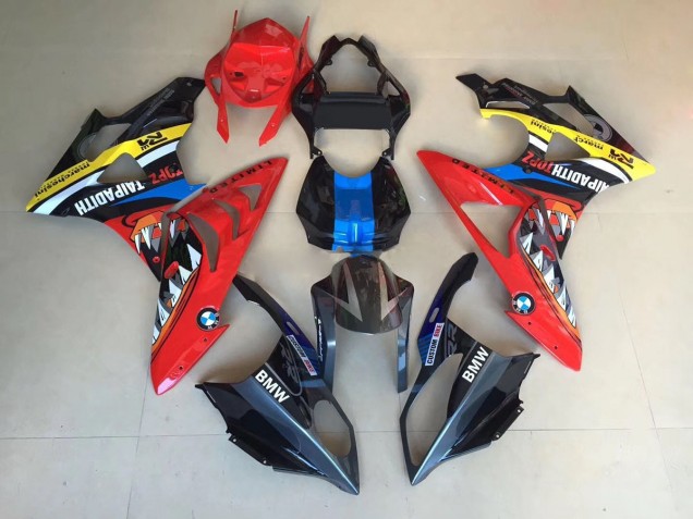 2009-2014 Alienígena Azul & Blanco BMW S1000RR Carenado Moto