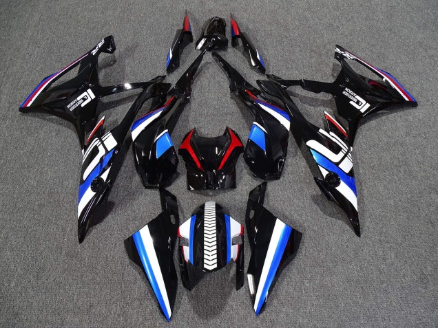 2009-2014 Alienígena Azul & Blanco BMW S1000RR Carenado Moto
