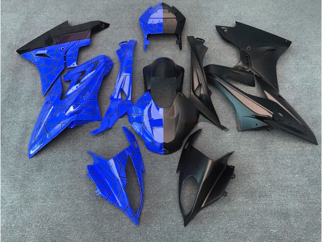 2009-2014 Alienígena Azul & Blanco BMW S1000RR Carenado Moto