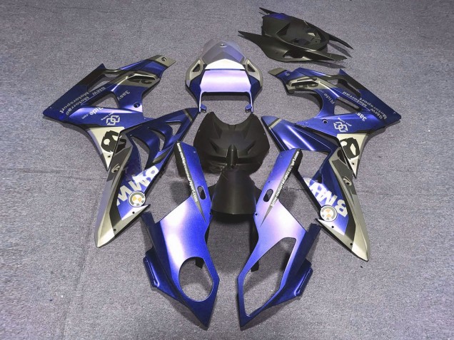 2009-2014 Alienígena Azul & Blanco BMW S1000RR Carenado Moto