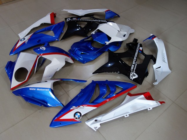 2009-2014 Alienígena Azul & Blanco BMW S1000RR Carenado Moto