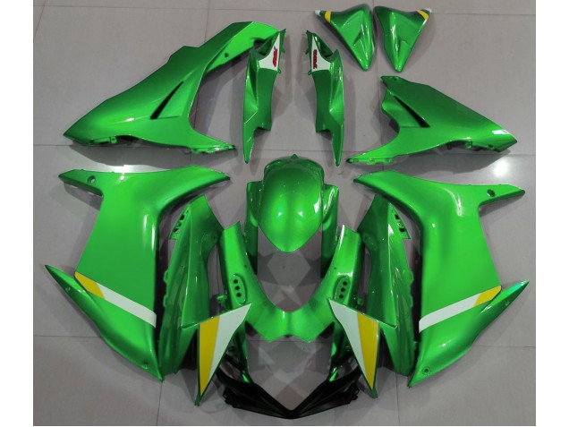 2011-2024 Verde Claro Brillante Suzuki GSXR 600-750 Carenado Moto