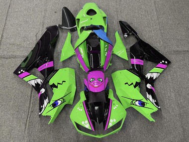 2013-2023 Tiburón Verde Honda CBR600RR Carenado Moto