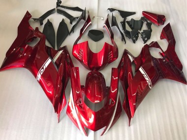 2017-2021 Manzana De Caramelo Roja Yamaha R6 Carenado Moto